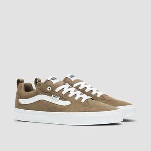 Vans Tan Suede Low-Top Sneakers with White Stripe
